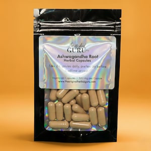 500 mg organic ashwagandha herbal supplements herbal capsules for relaxation