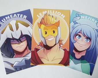 A6 Postcards | The Big Three Art Prints