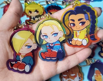 SF6 2.5" Chibi Charms