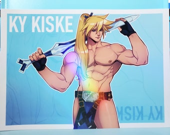 A4 Ky Kiske Holographic Art Print