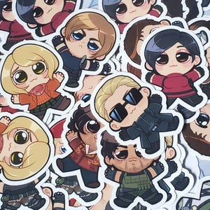 Resident Evil 2&quot; chibi-stickers