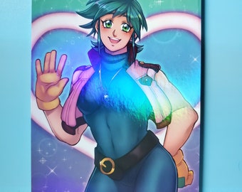 4x6 Allenby Holographic Print