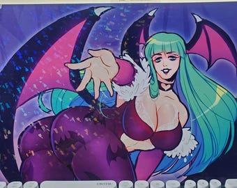 11x 17 Morrigan Pinup Art Print