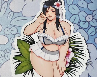 5" Tifa Pinup Sticker