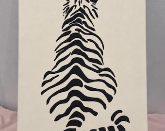 College Mascot Painting | Back View Collection | College Wall Art