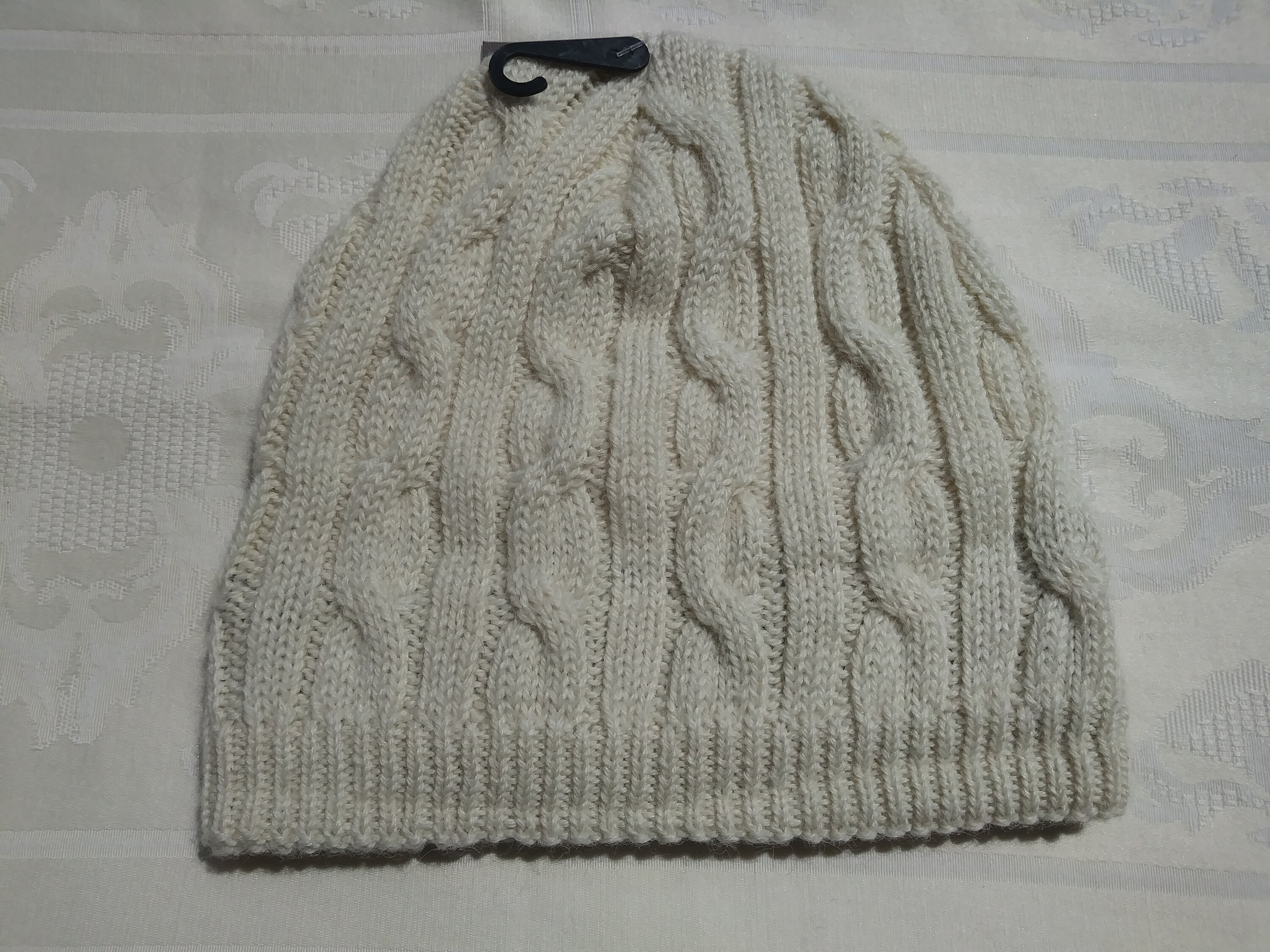 Alpaca Cable Knit Beanie Hat - Etsy