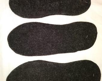 alpaca felted insoles