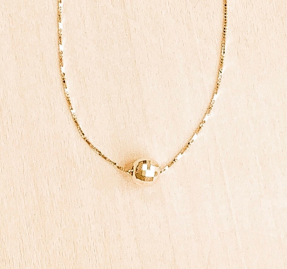 Mirror Ball Necklace - Etsy 