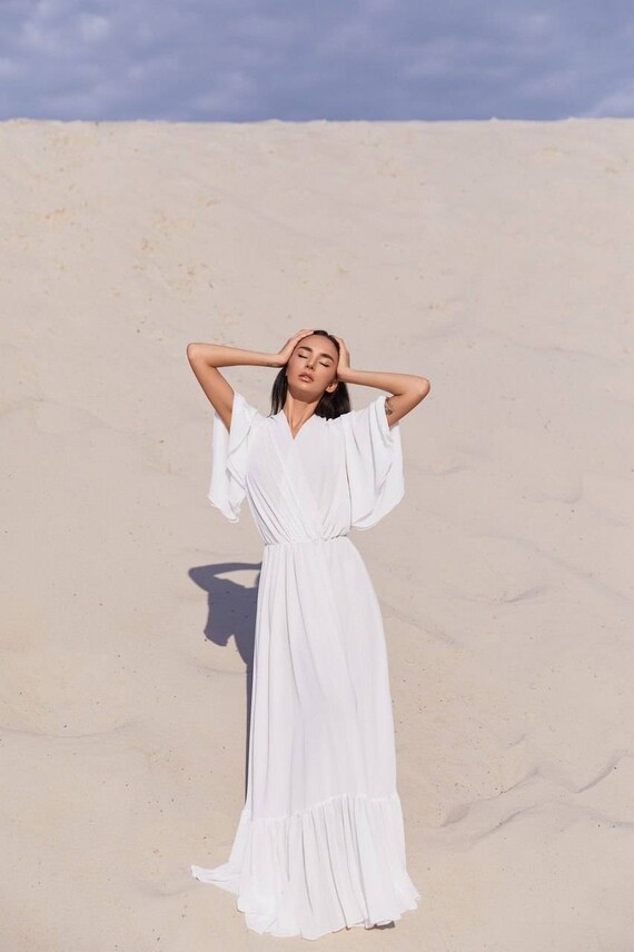 chiffon beach dresses for wedding