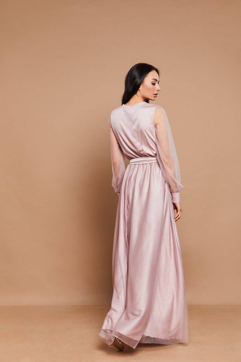 blush sparkle tulle