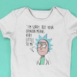 YOUR OPINION |  Free Shipping | Onesie | Toddler | T-shirt | Funny Shirt | Gift idea | Baby shower | Cool | Rick and Morty | adult swim