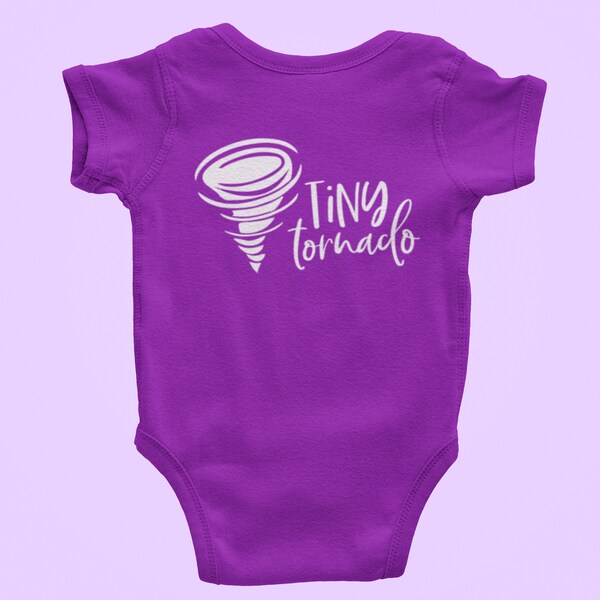 TINY TORNADO / Tantrum / Newborn / Onesies / Toddler / T-shirt / Funny Shirts / Hip Hop / Spedizione gratuita / Rap / Old School / Going Crazy