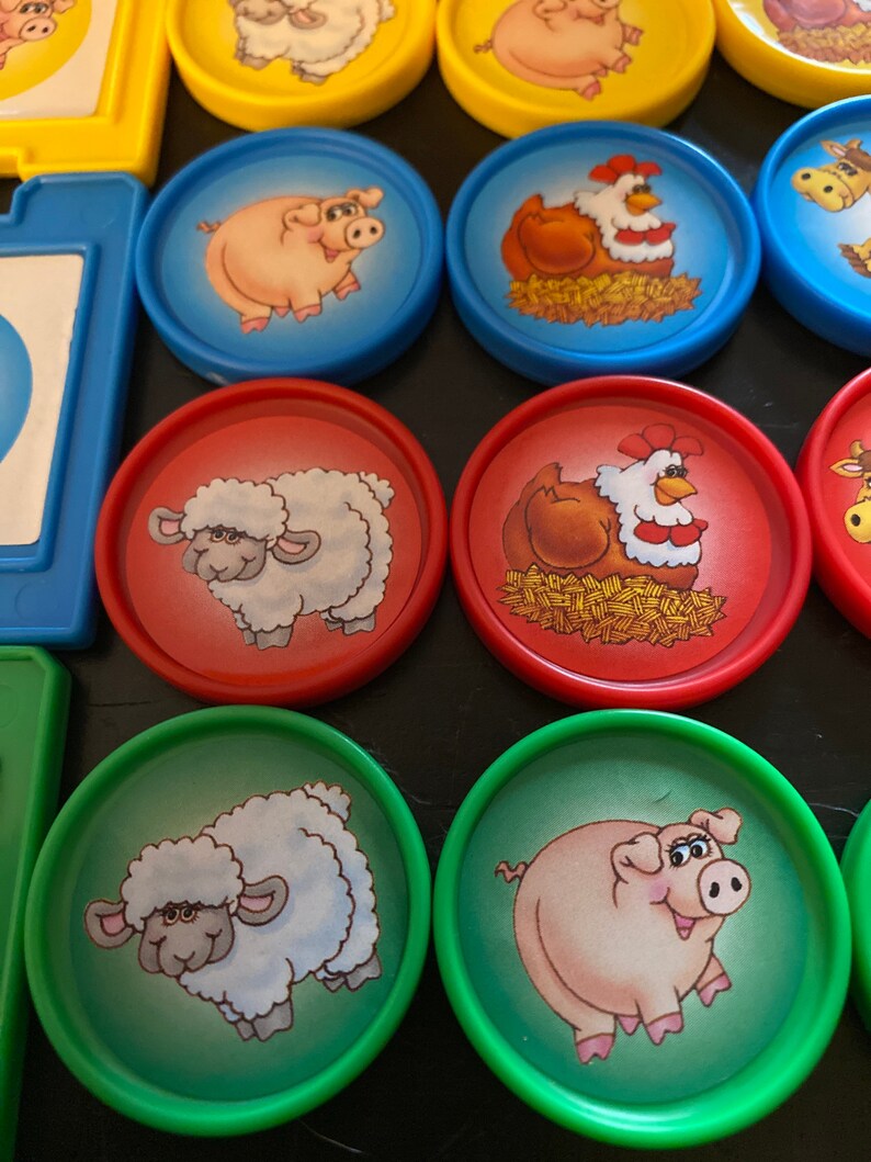 Fisher Price Barnyard Bingo Replacement Pieces YOU CHOOSE Etsy