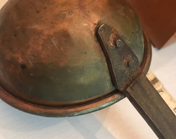 Extra Large Vintage Hammered Copper Ladle French Country Etsy
