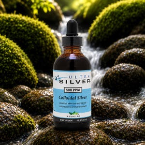 Ultra Silver 500 PPM Nano Kolloidalt Silver: Immunstöd, 118 ml