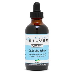 Ultra Silver True Nano Size 1,000 PPM Colloidal Silver 4 oz