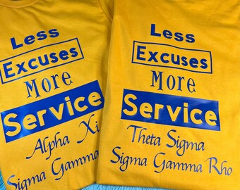 Less excuses more service!