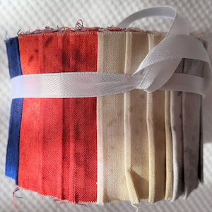 Fabric Palette Blender Strips Jelly Roll 20 Pieces 2 1/2&quot; Strips Fabric