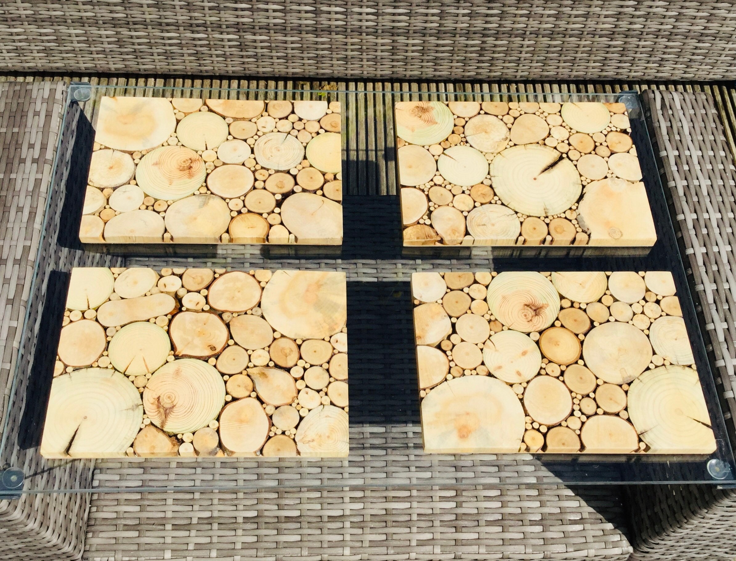 Dinnerware place mats wooden placemats 4 wooden placemats Etsy