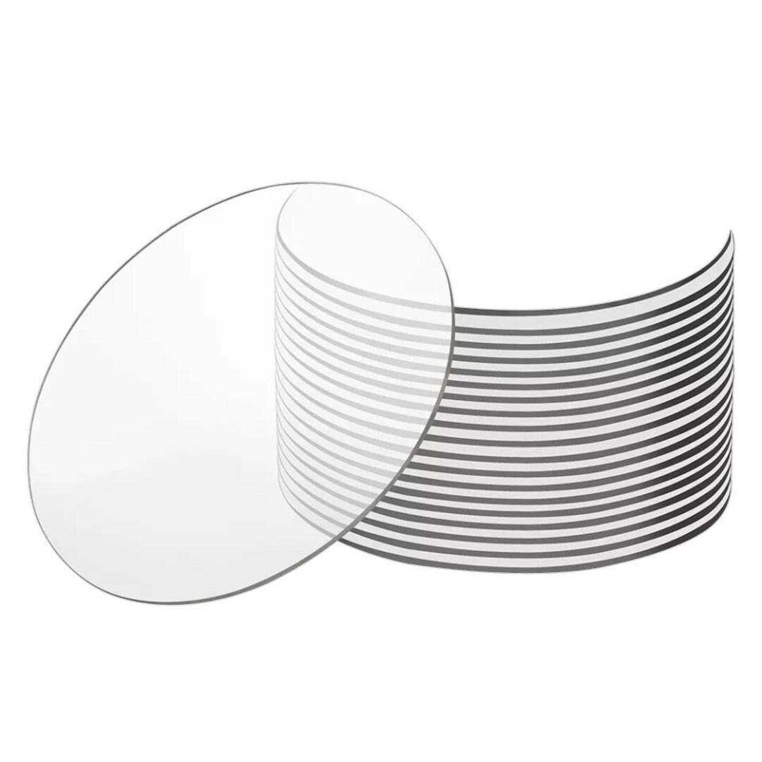 2 Inches Clear Blank Acrylic Discs Cut to Size 3mm High Etsy UK