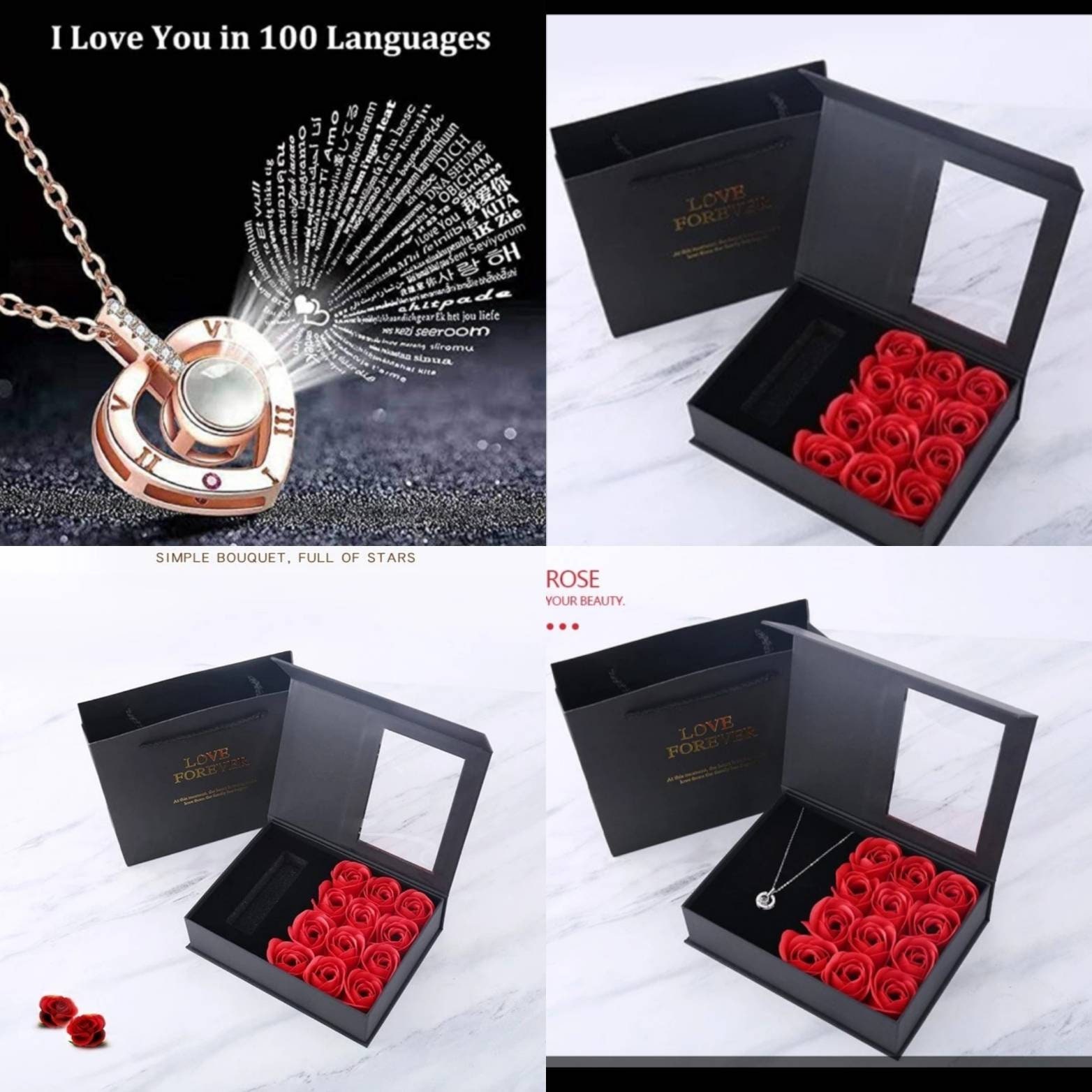 Mother's Day Valentine's Gift Projection Necklace 100 - Etsy UK