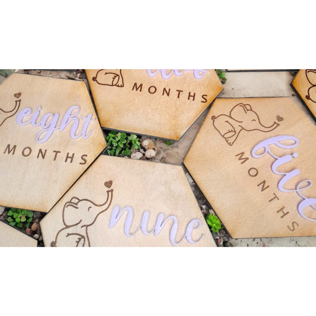 Baby Milestone Cards Baby Shower Gift Newborn Photo Prop - Etsy