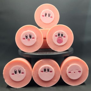 Dreamland - Kirby inspirierte Seife - Handgemachte Ziegenmilchseife - Videospiel inspirierte Seife. Gamer Geschenk.