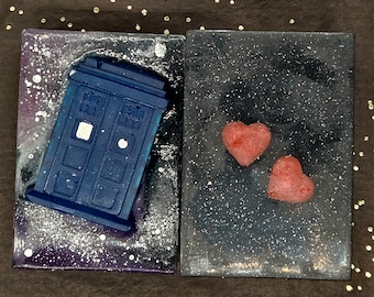 Bigger on the Inside | Doctor Who Tardis inspired soap, gift for the Whovian, The Doctor, Doctor Who handmade soap