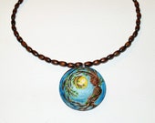 Tree Spirit Pendant Necklace Charm Choker Nature Boho Hippie Gift