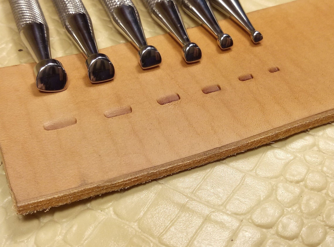 Smooth Bevelers. Stamps for leather. Carving tools. Stainless Etsy