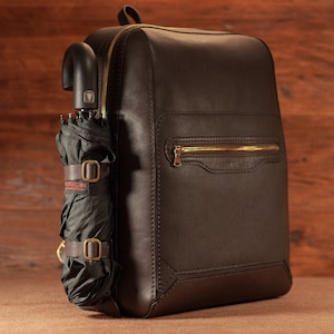 Leather Backpack Sewing Pattern: Urban &#39;Garnet&#39; Design (PDF)