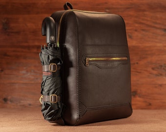 Leather Backpack Sewing Pattern: Urban 'Garnet' Design (PDF)