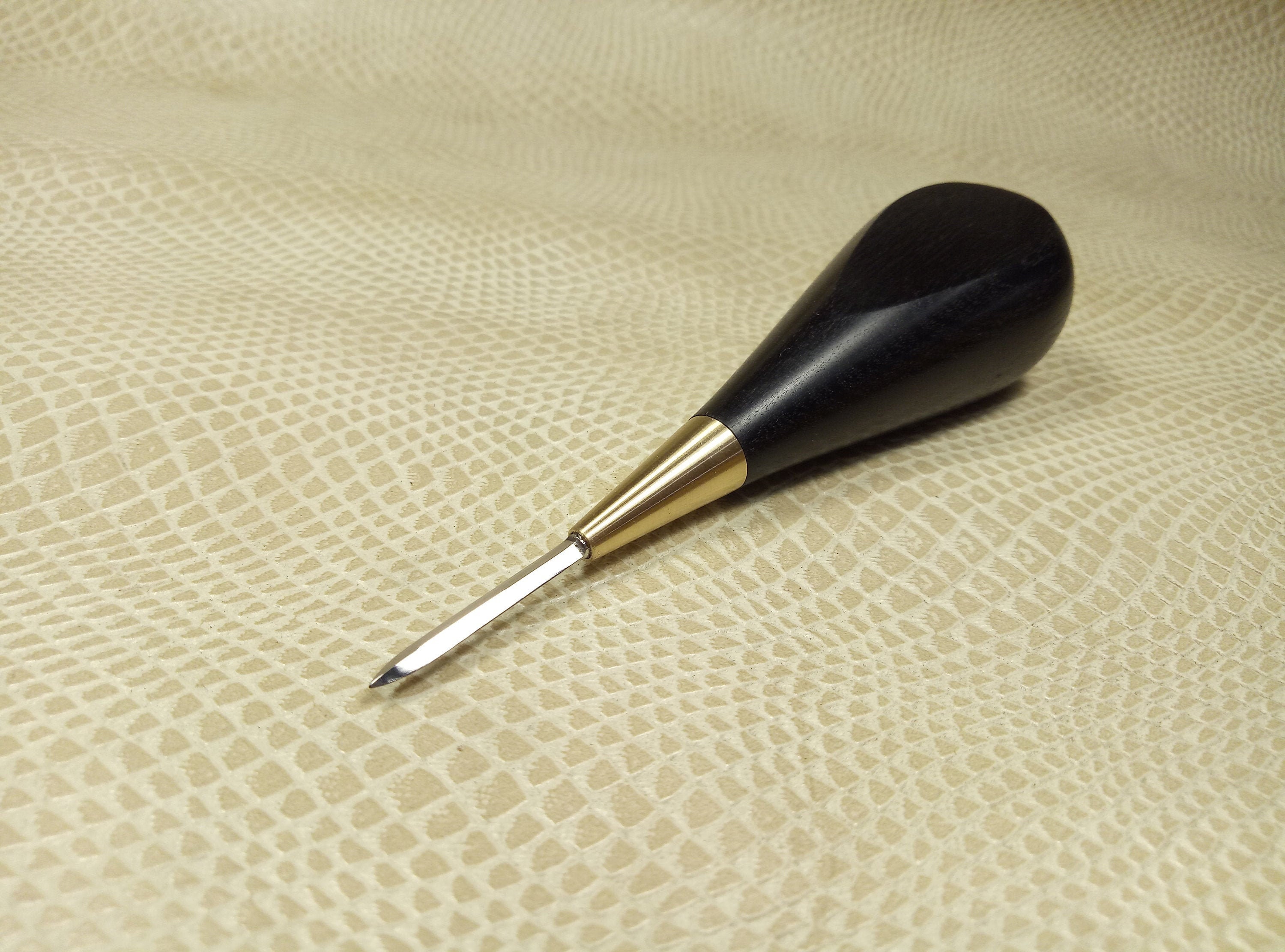 Leather Working Awl Vergez Blanchard/big Round Awl 115mm/hand Sewing  Awl/saddlers Awl/leather Puncher/leather Round Awl 