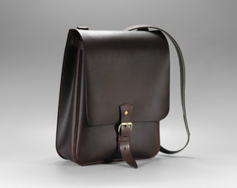 Leather Shoulder Bag Pattern: Swiss Saddle Bag (PDF)