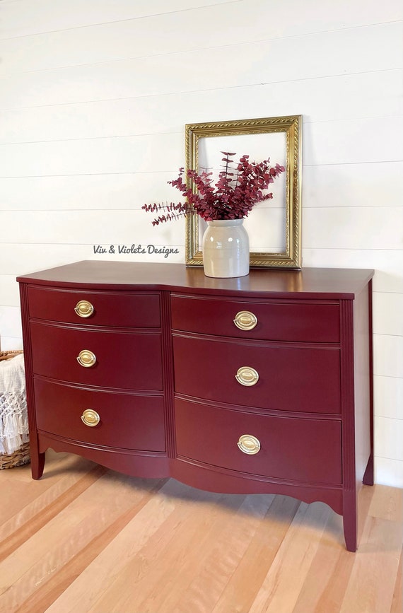 Sold***hepplewhite Dresser / Bureau / Chest of Drawers - Etsy