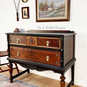 SOLD Refinished Petite Sideboard image 5