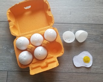 pretend play food eggs