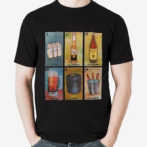 Spring Easter Mexican Loteria  Shirt: Seis De La Cerveza