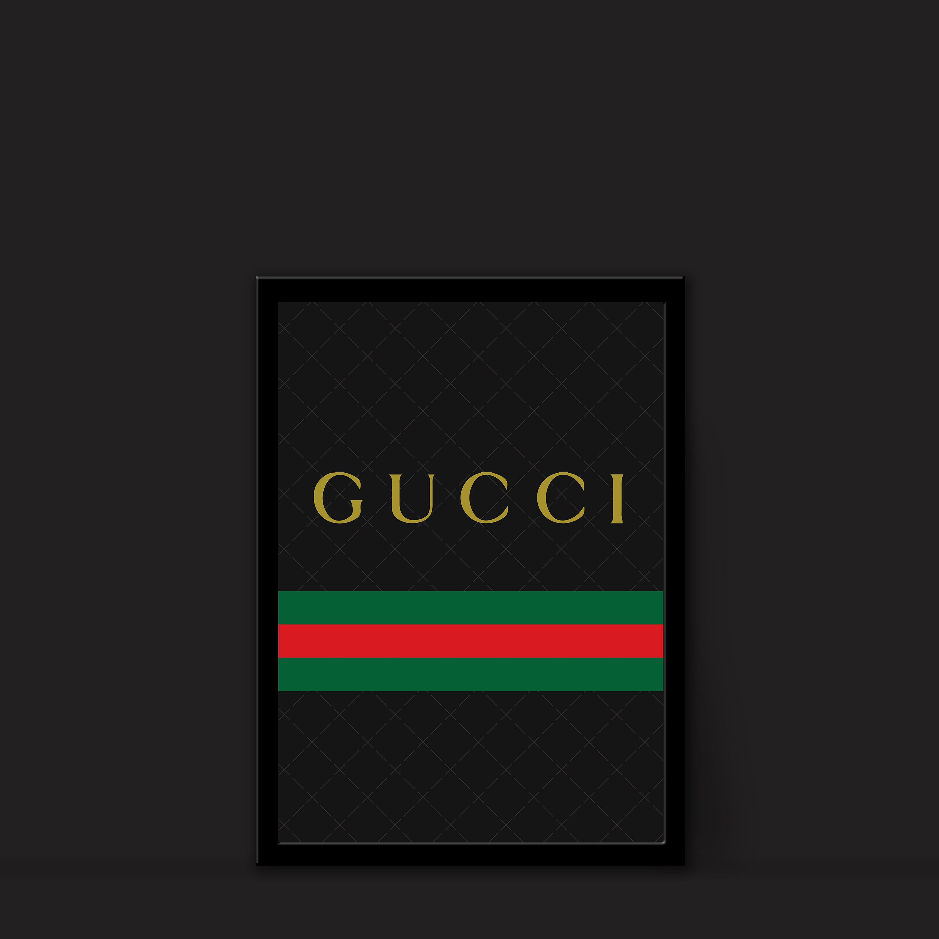 Gucci Poster Gucci Wall Art Gucci Print GC Print LV Art Etsy