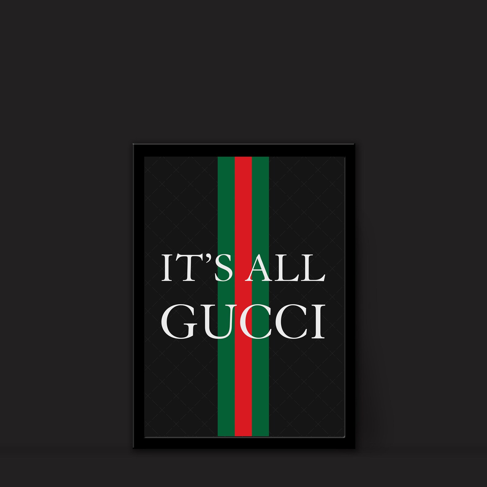 Gucci Poster Gucci Wall Art Gucci Print GC Print LV Art Etsy