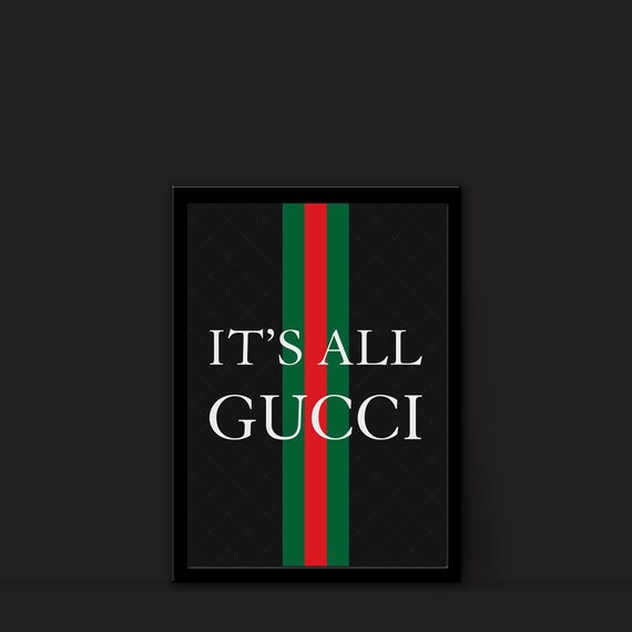 gucci poster print