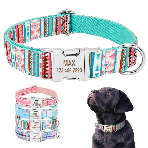 engraved pet collars
