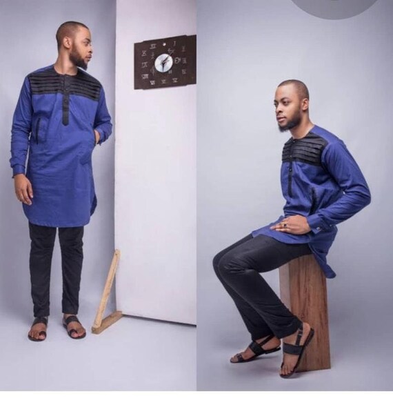 Ropa de hombre africana traje de novia dashiki camisa de | Etsy México