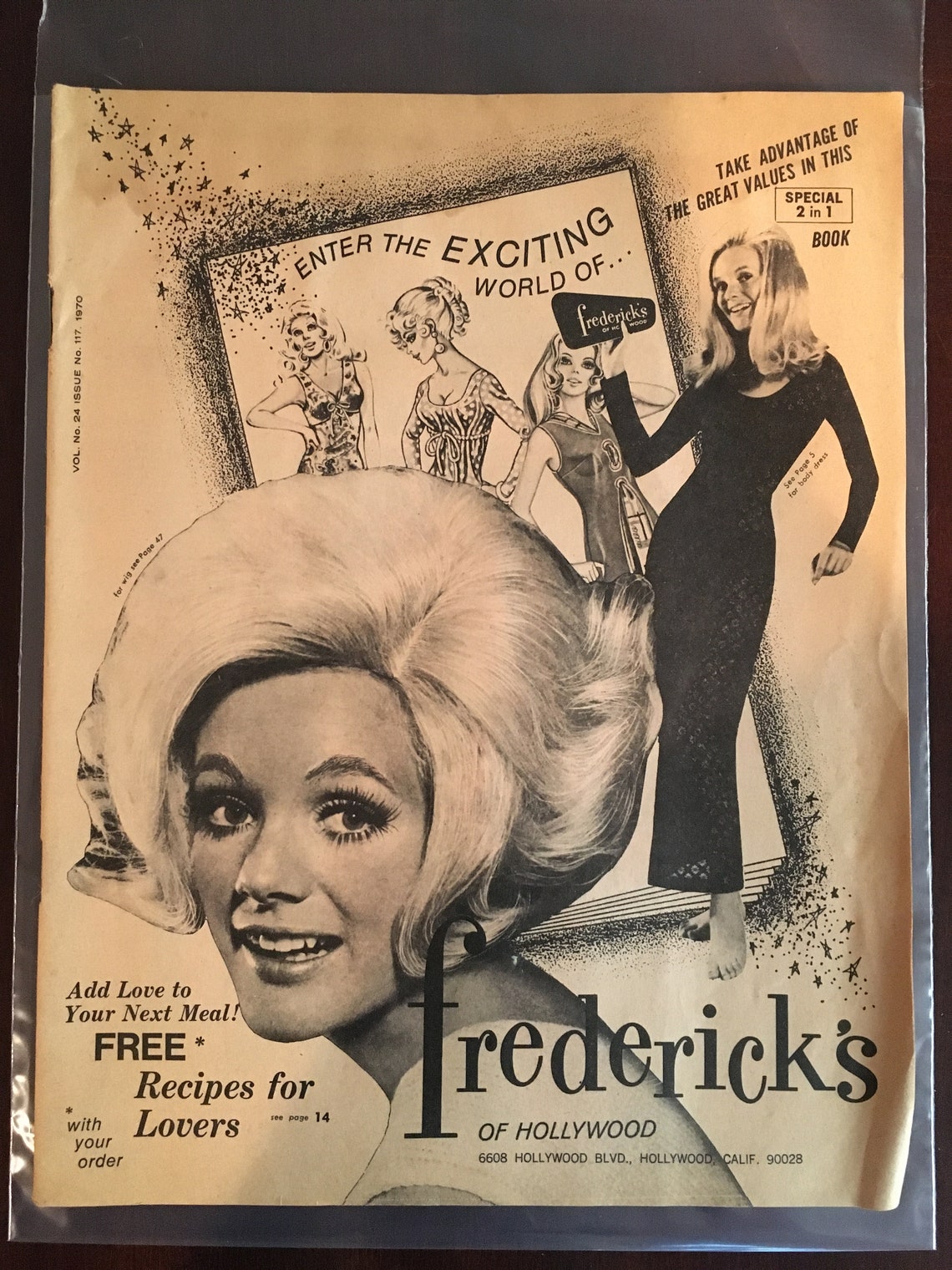 Vintage 1970 Frederick's of Hollywood Sale Catalog (11) Etsy