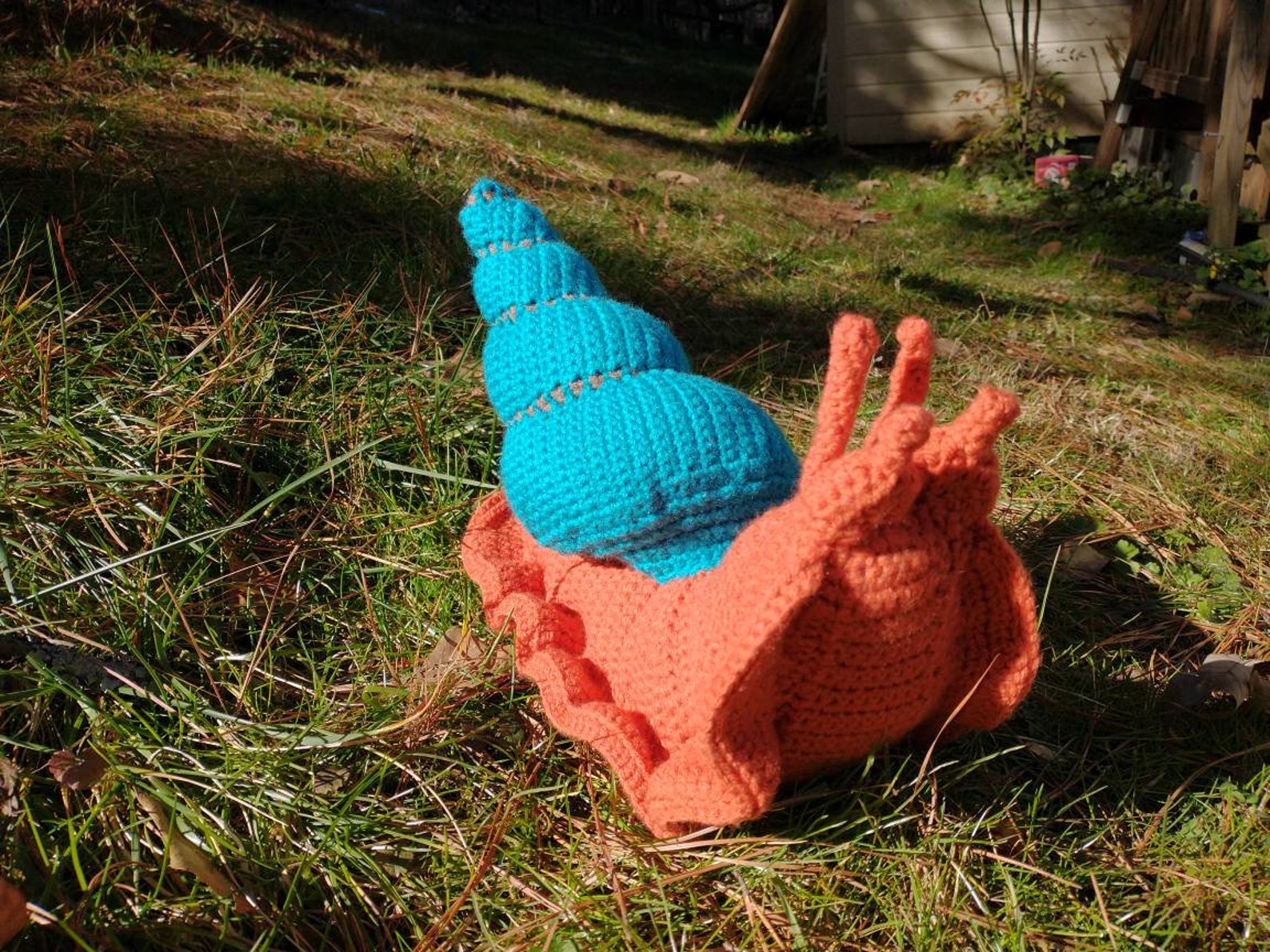 Handmade Giant Snail Crochet Amigurumi Etsy