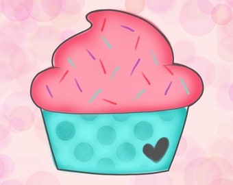 Cute Cupcake Cookie Cutter