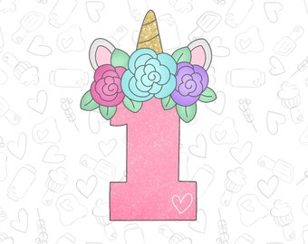 unicorn number 1 etsy