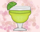 Margarita Glass Cookie Cutter, Cinco De Mayo, Day Of Dead