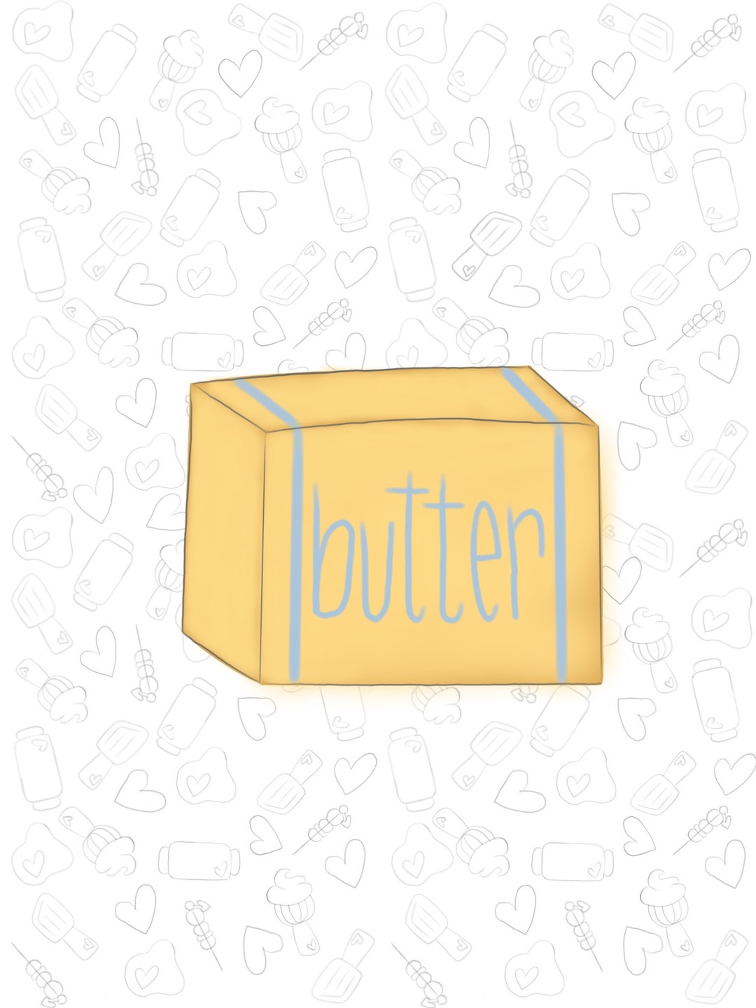 Butter Block Cookie Cutter Etsy