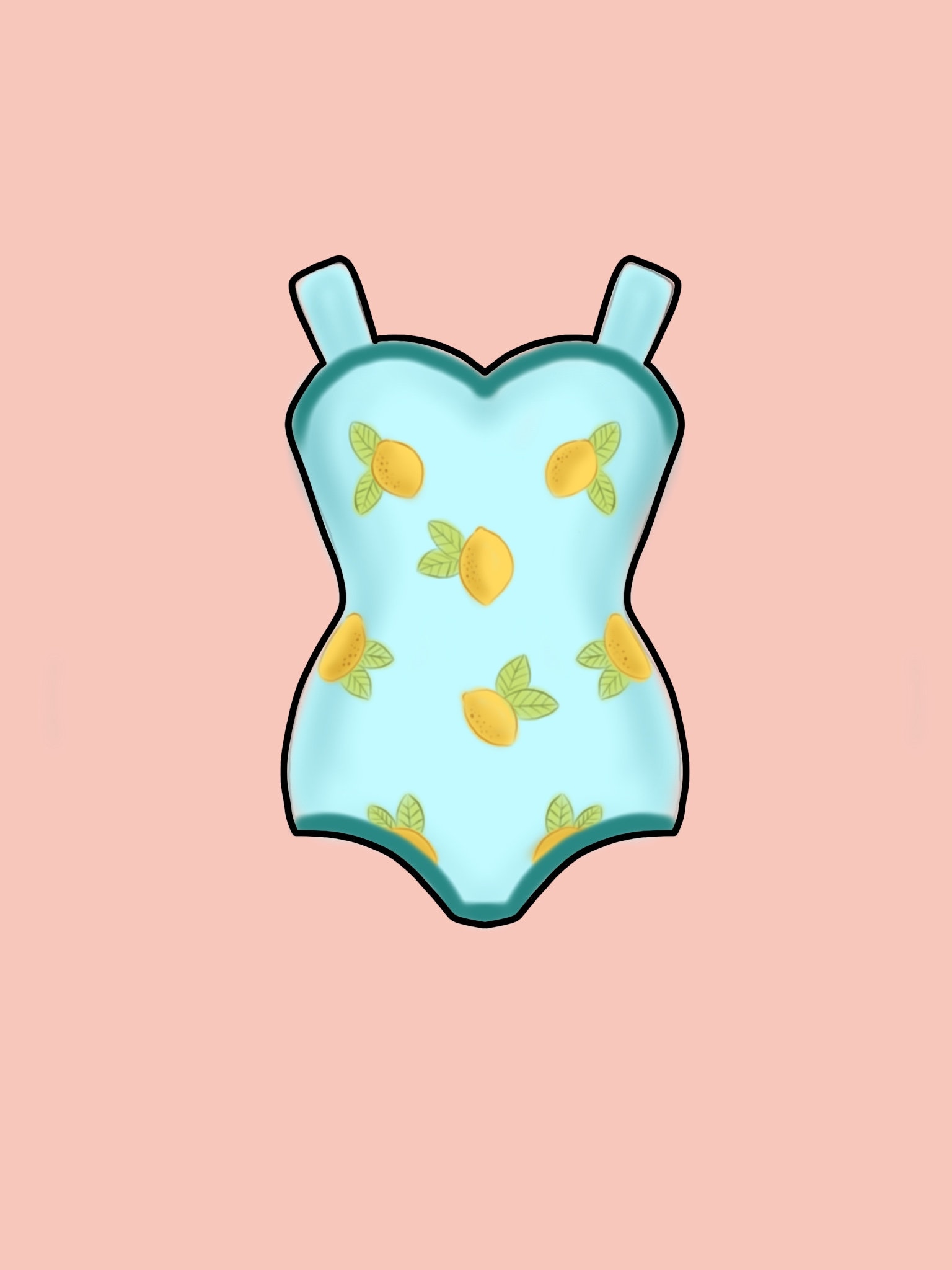 Cute Lemon Bathing Suit Cookie Cutter Summer Cutter Etsy